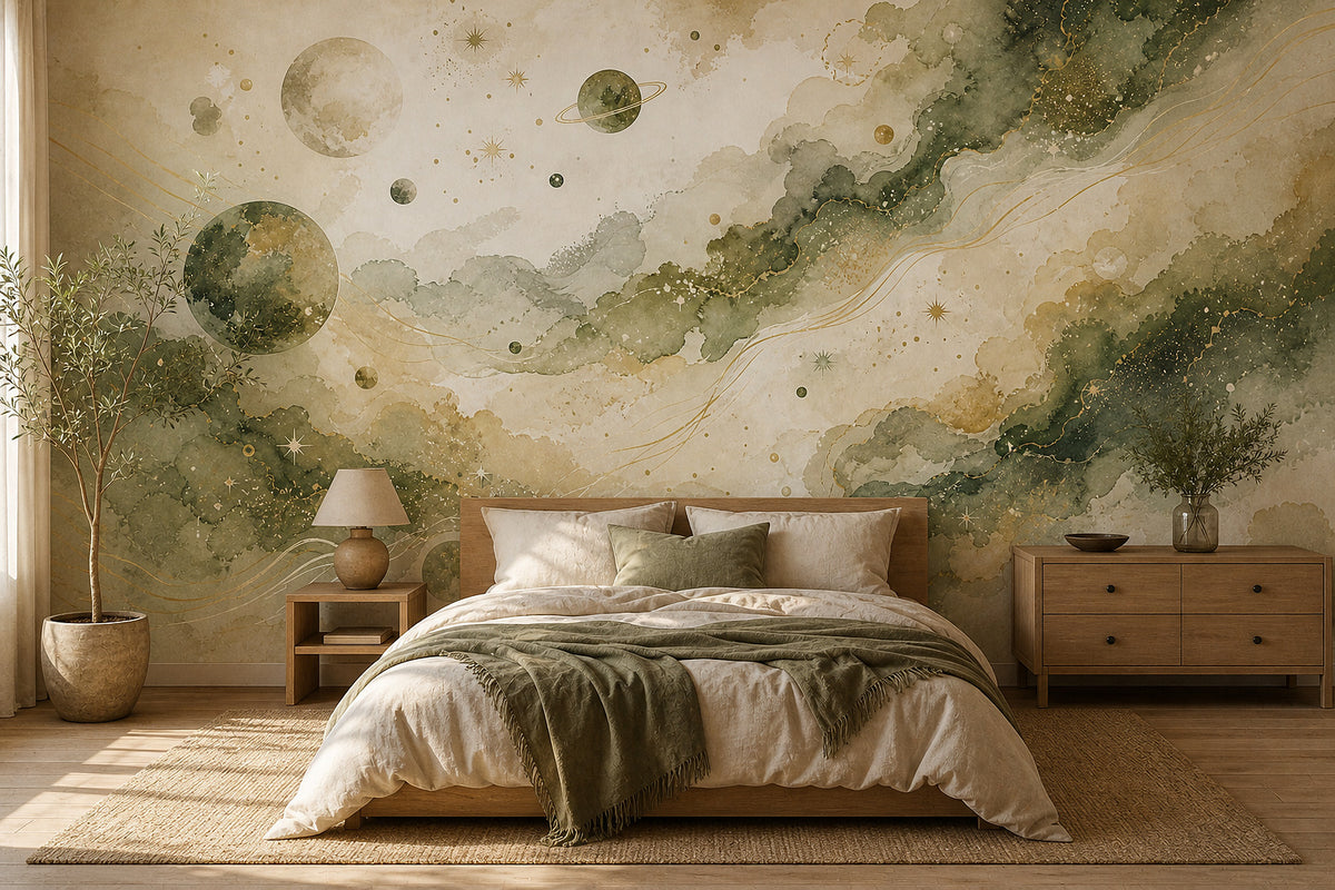 Cream Design Wallpaper Mural product view