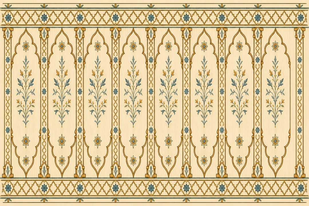 Cream Design Wallpaper Mural product view