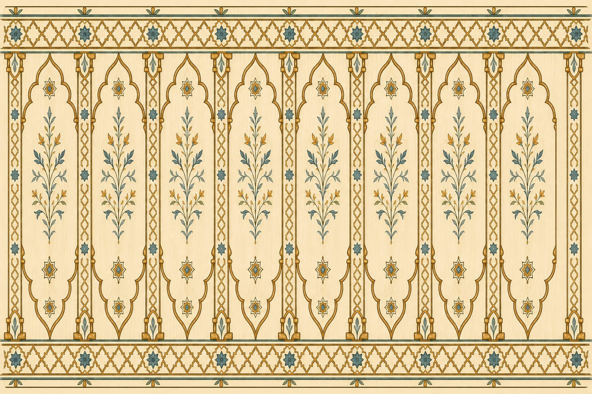 Cream Design Wallpaper Mural product view