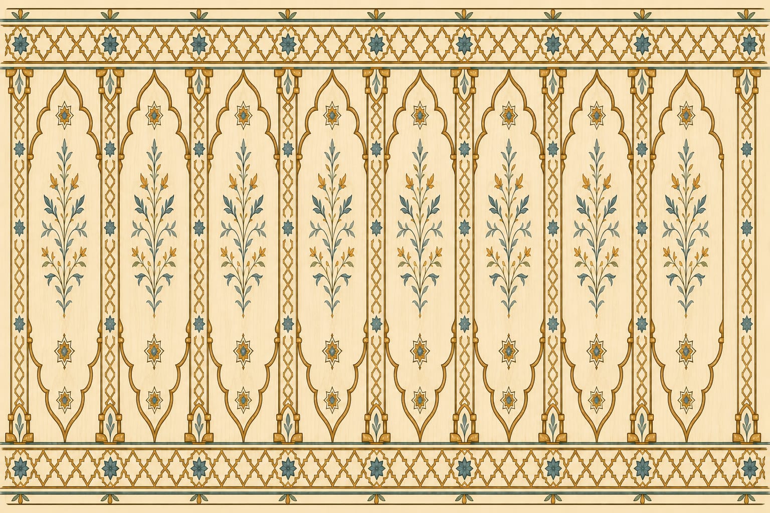 Cream Design Wallpaper Mural