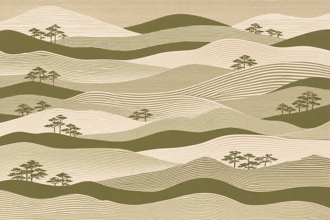 Cream Design Wallpaper Mural product view
