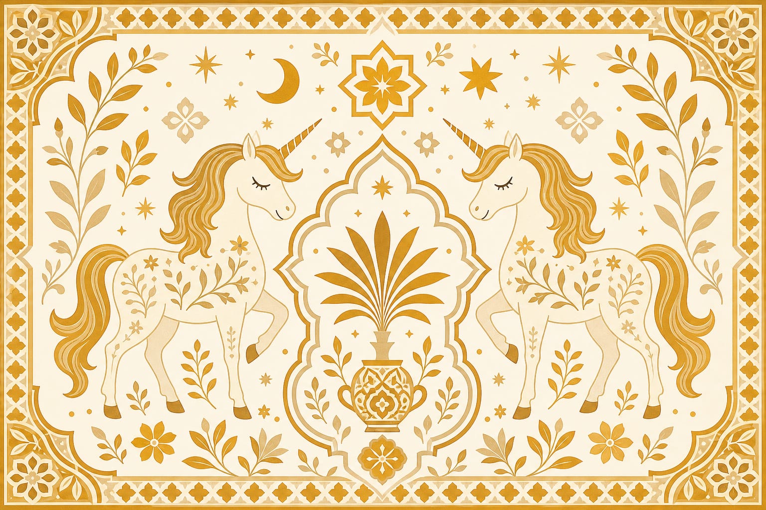 Cream Design Wallpaper Mural