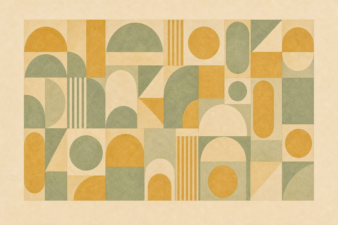 Cream Design Wallpaper Mural product view