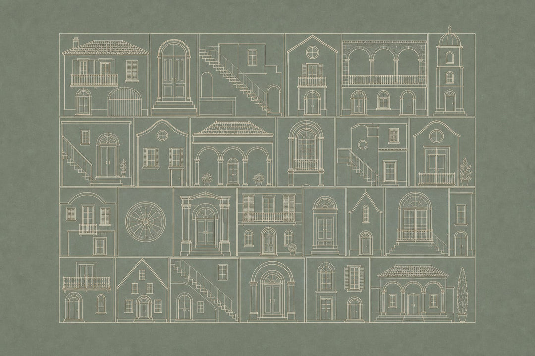 Cream Design Wallpaper Mural product view