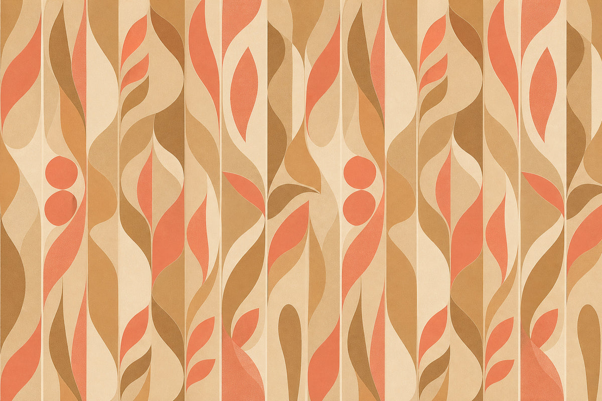 Cream Design Wallpaper Mural product view