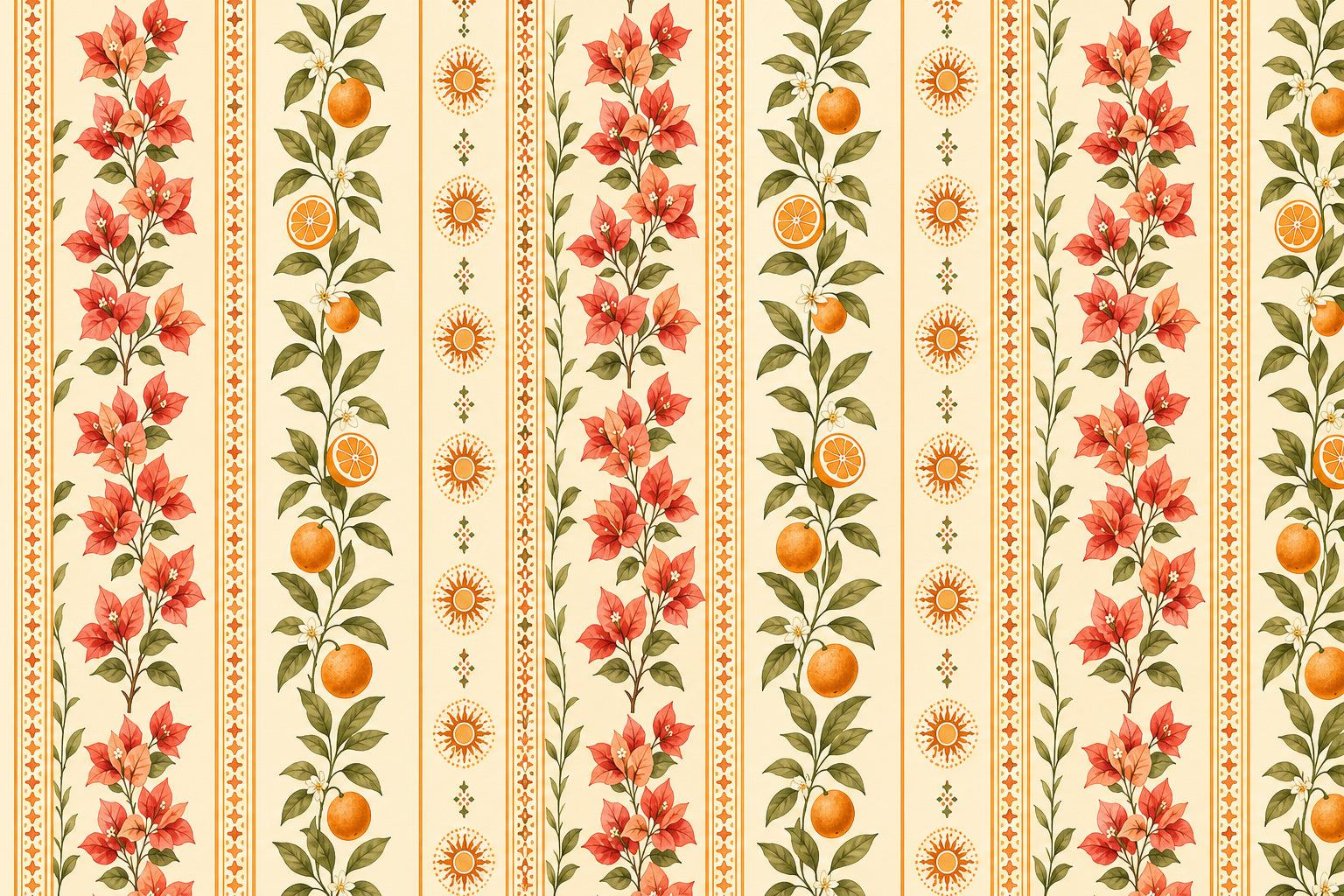 Cream Design Wallpaper Mural