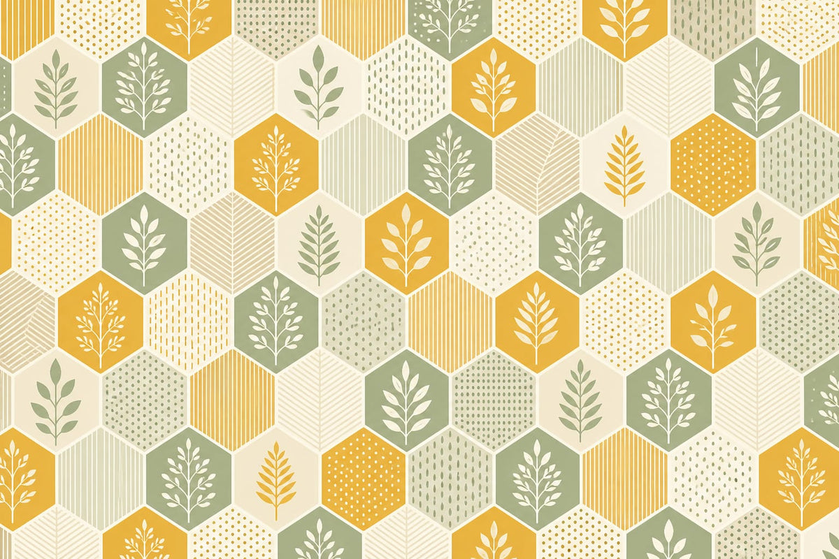Cream Design Wallpaper Mural product view