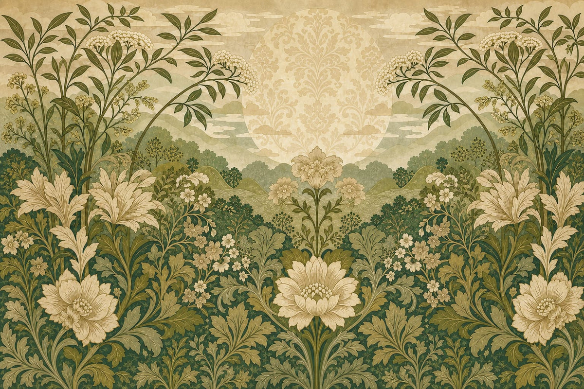 Cream Design Wallpaper Mural product view