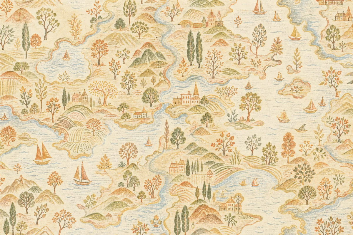 Cream Design Wallpaper Mural product view