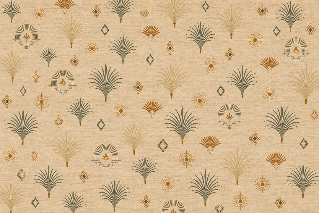 Cream Design Wallpaper Mural product view