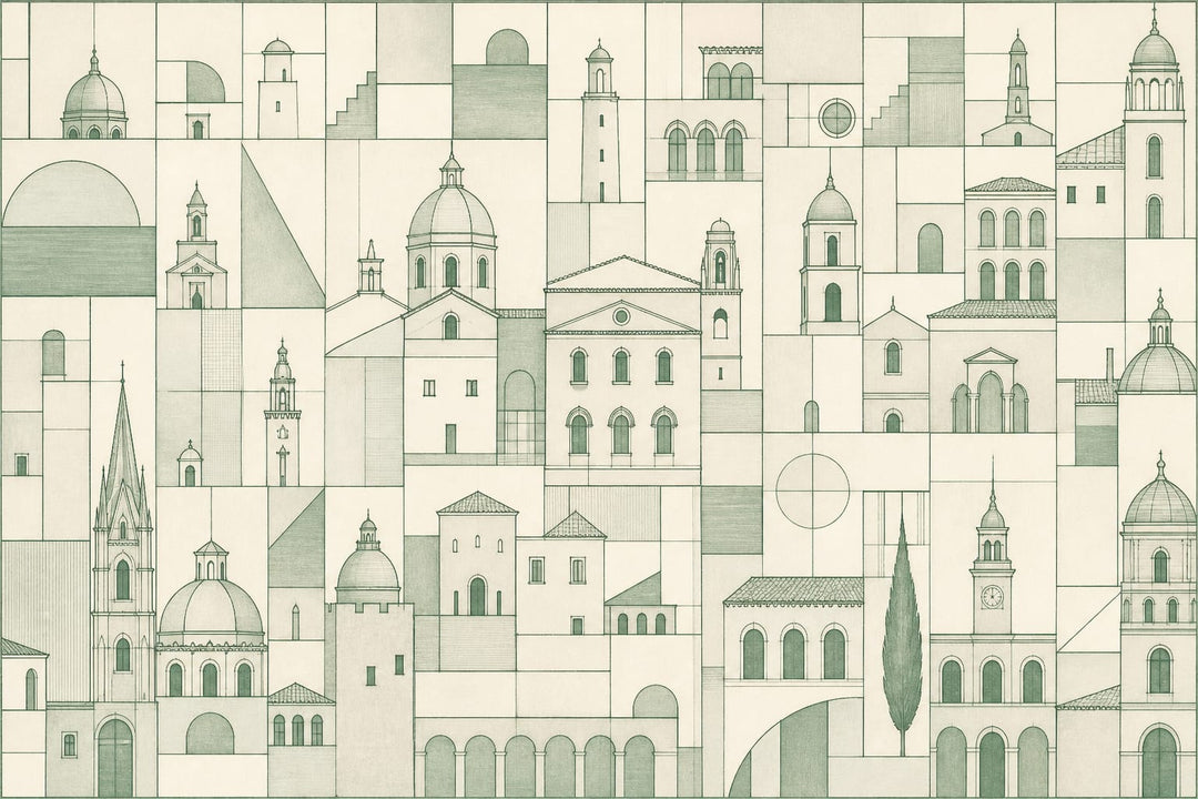 Cream Design Wallpaper Mural product view
