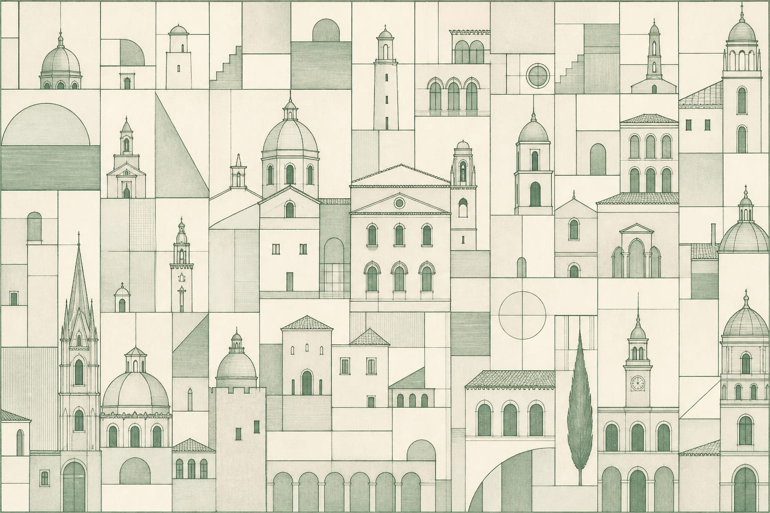 Cream Design Wallpaper Mural