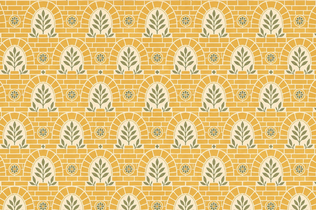 Cream Design Wallpaper Mural product view