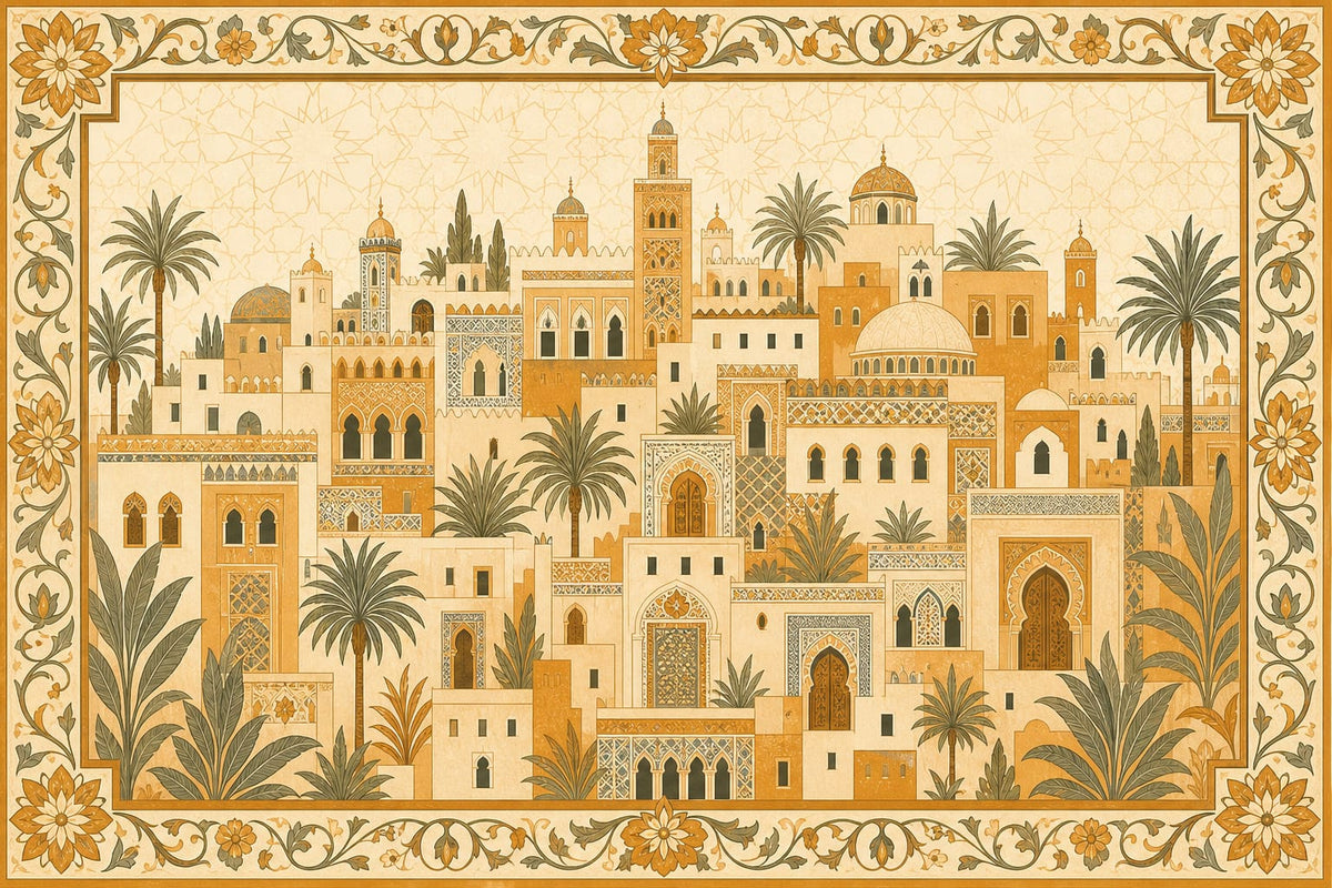 Cream Design Wallpaper Mural product view