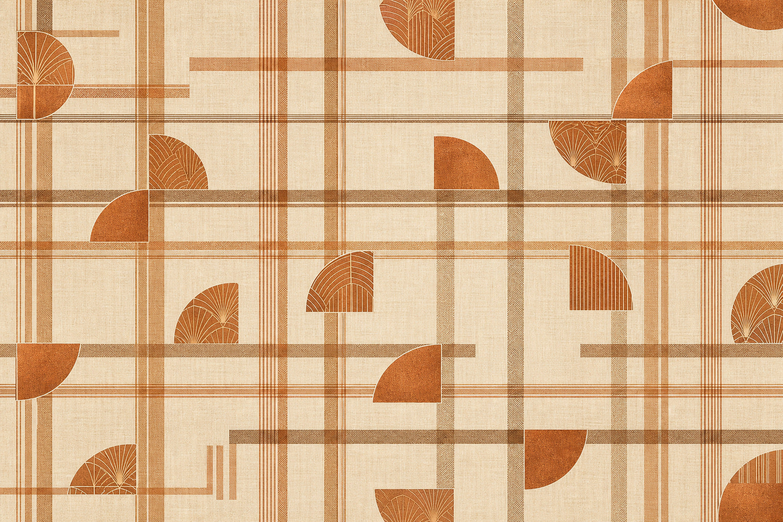 Cream Design Wallpaper Mural