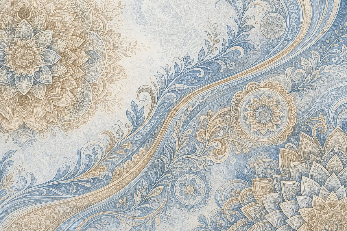 Cream Design Wallpaper Mural product view