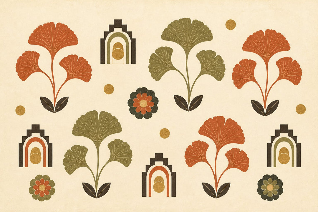 Cream Design Wallpaper Mural product view