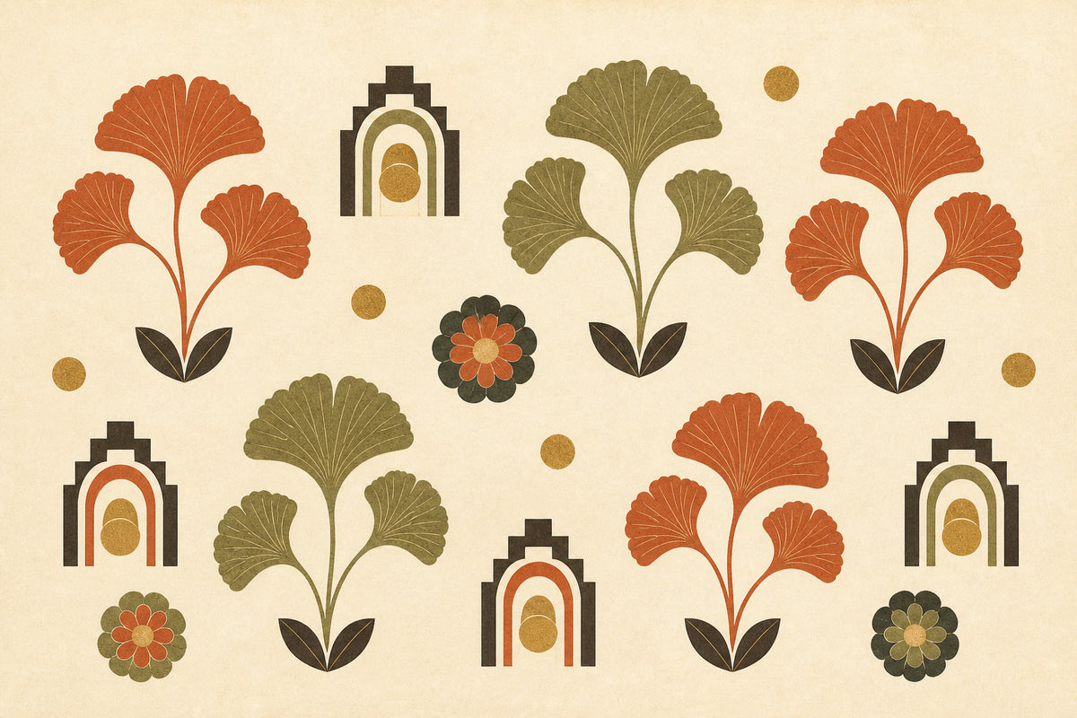 Cream Design Wallpaper Mural product view