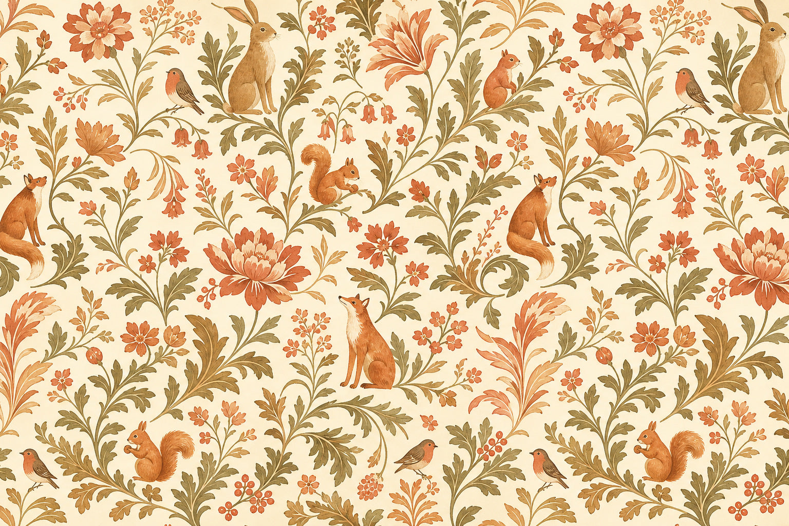 Cream Design Wallpaper Mural