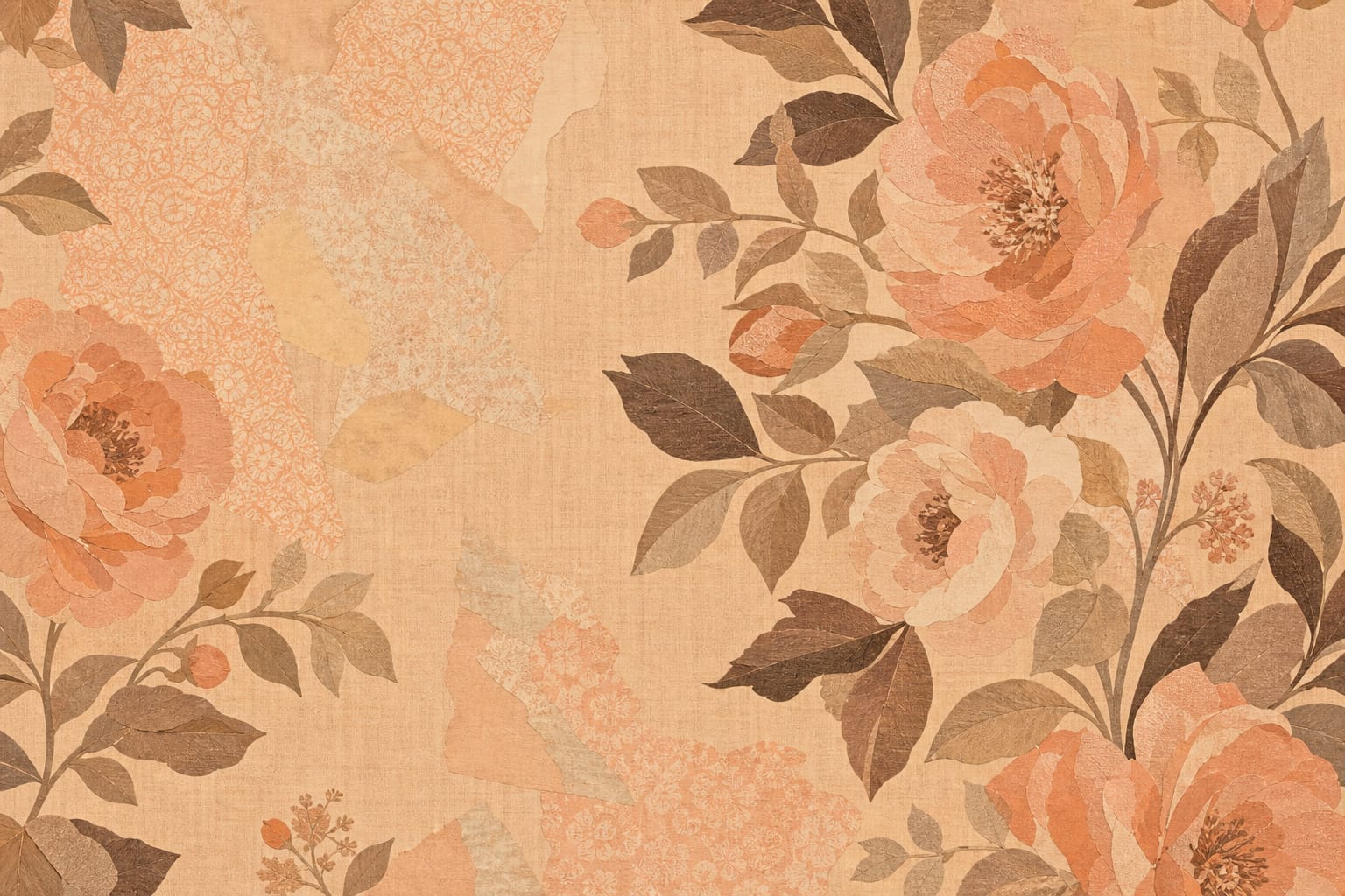 Cream Design Wallpaper Mural