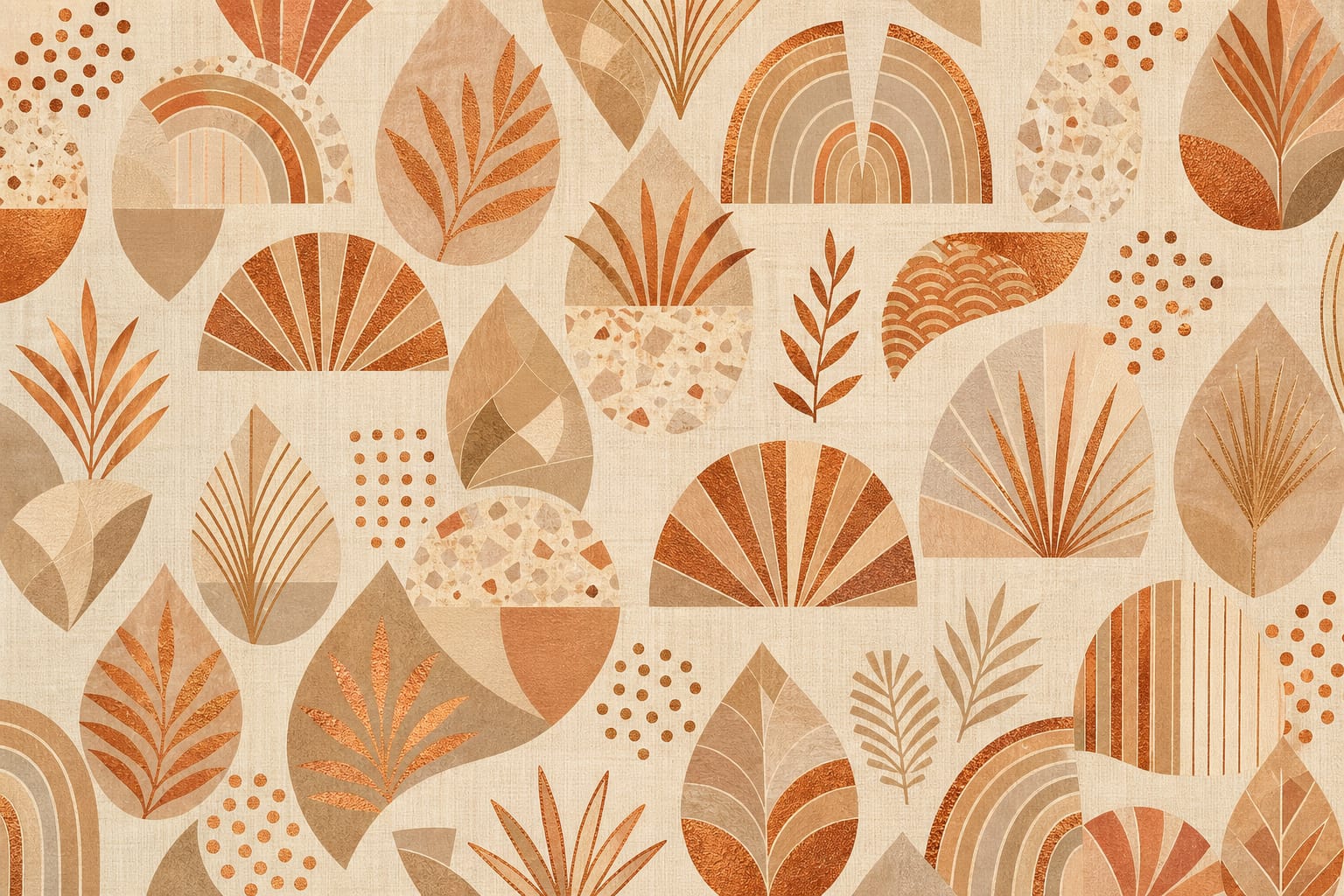 Cream Design Wallpaper Mural