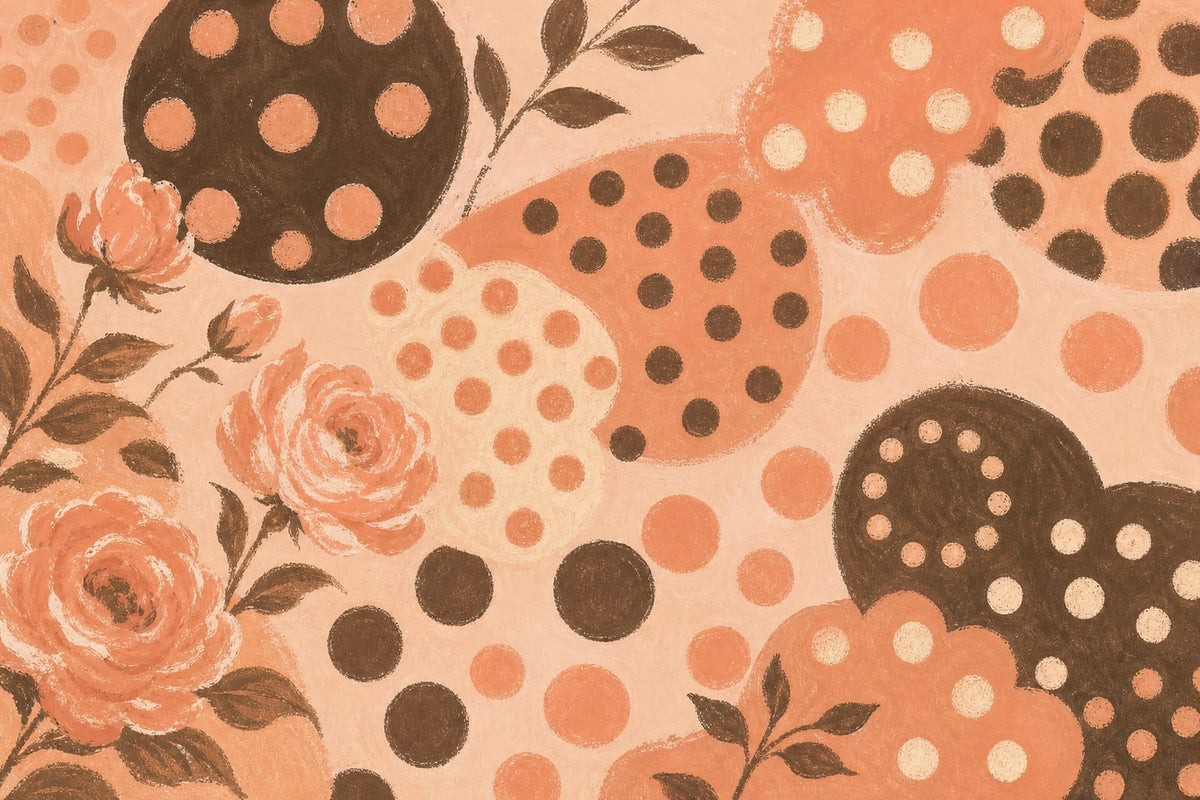 Cream Design Wallpaper Mural product view