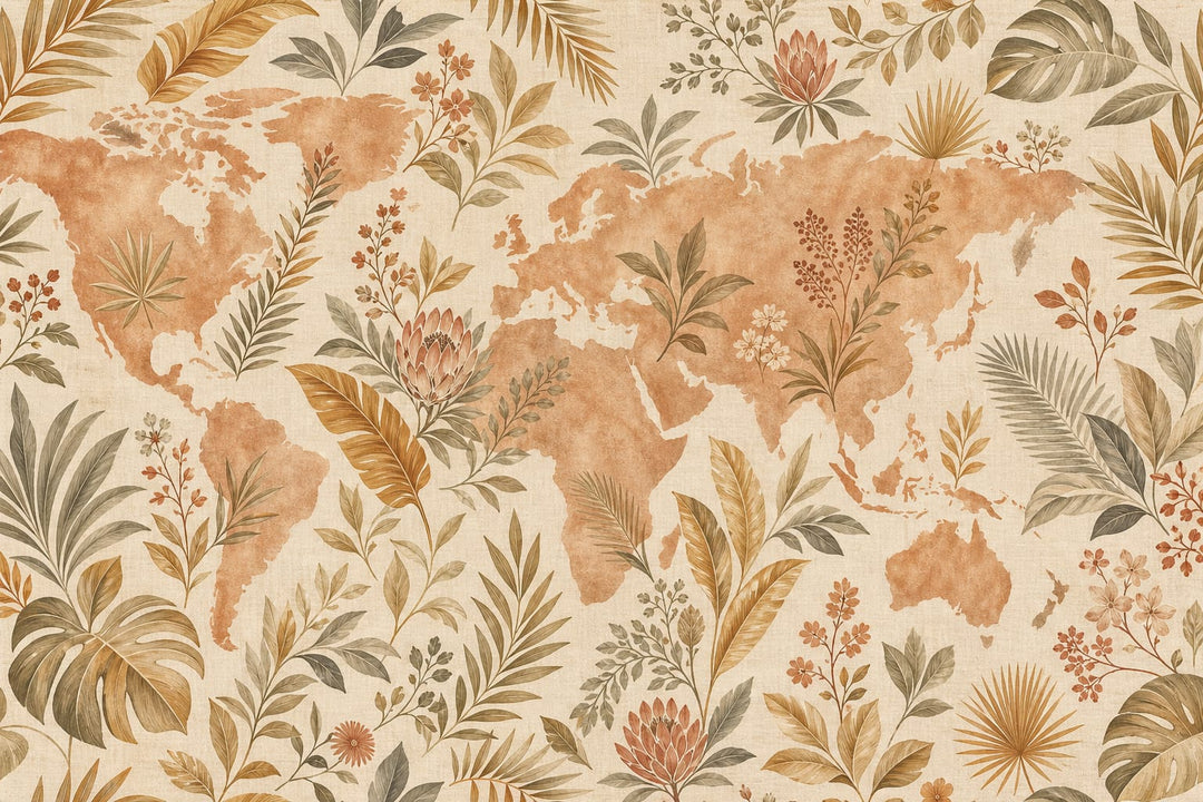 Cream Design Wallpaper Mural product view