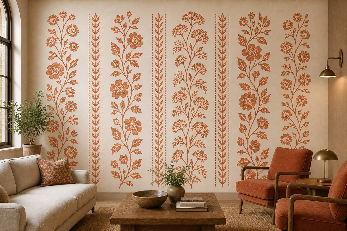 Cream Design Wallpaper Mural product view
