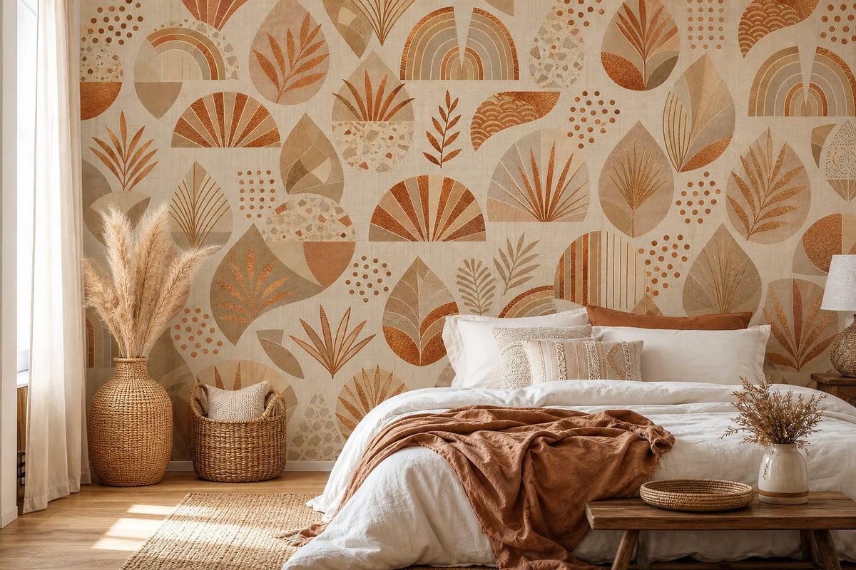 Cream Design Wallpaper Mural product view