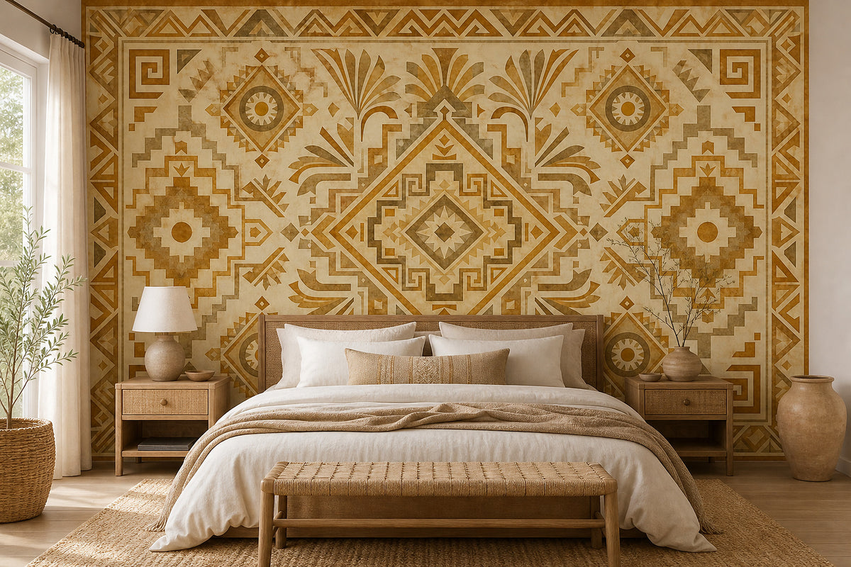 Cream Design Wallpaper Mural product view