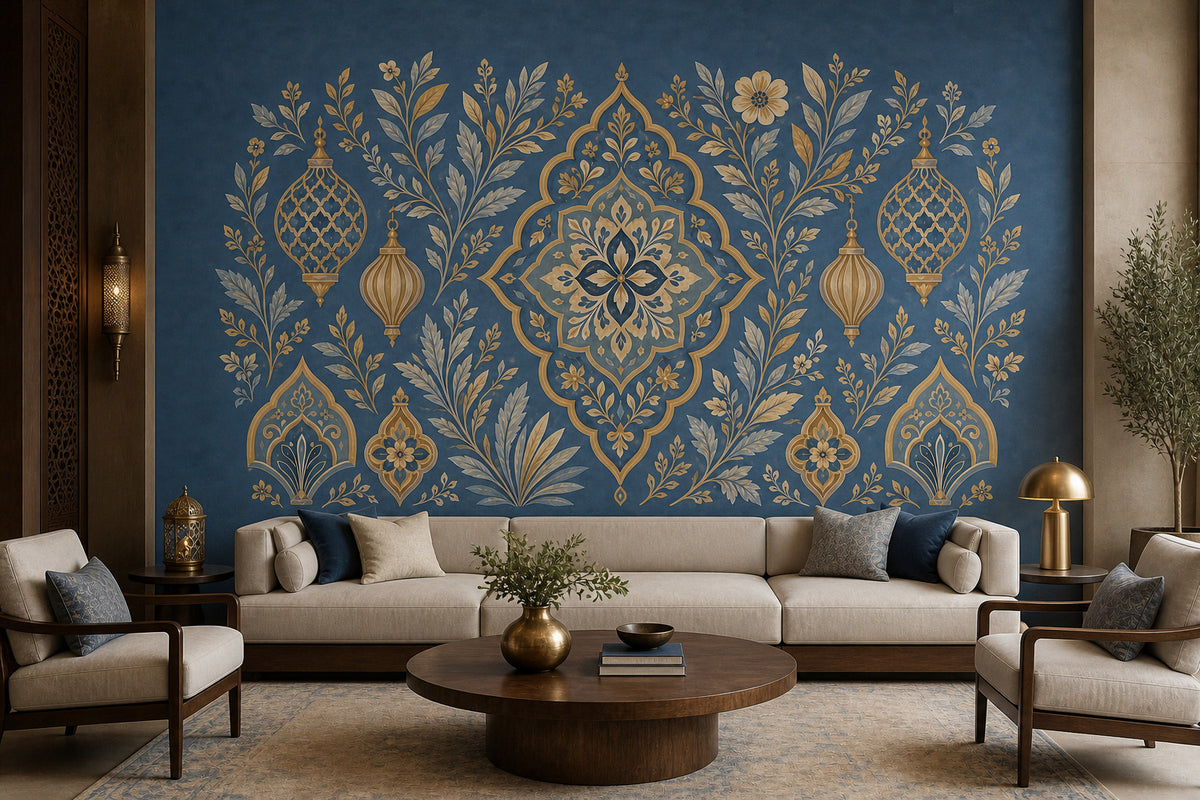Cream Design Wallpaper Mural product view