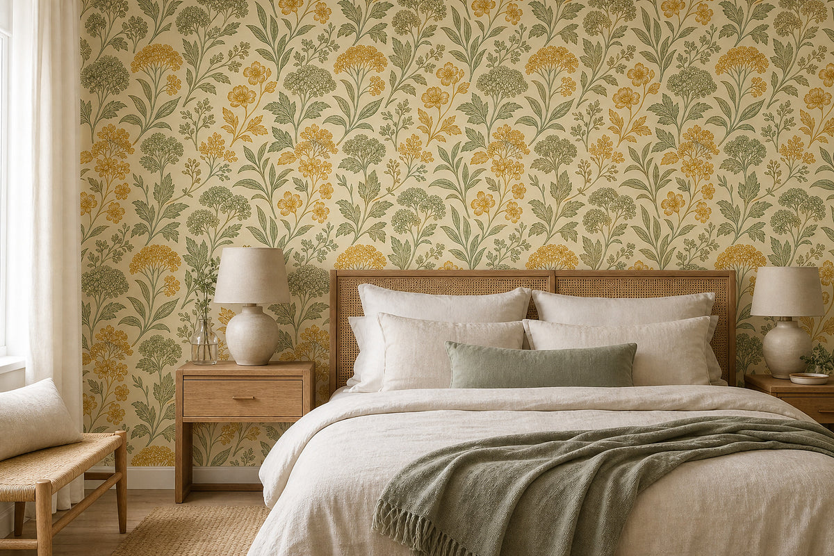 Cream Design Wallpaper Mural product view