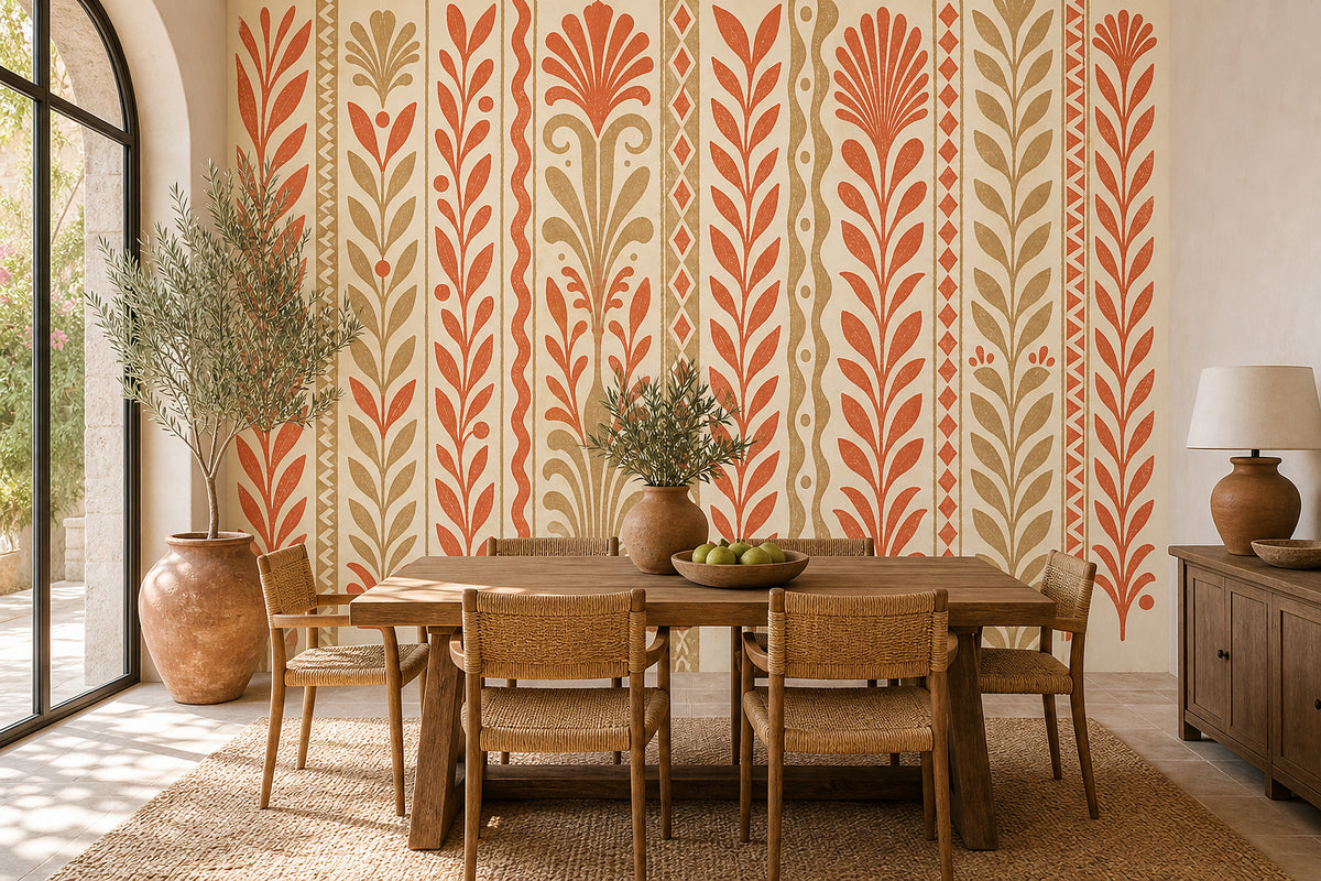 Cream Design Wallpaper Mural product view