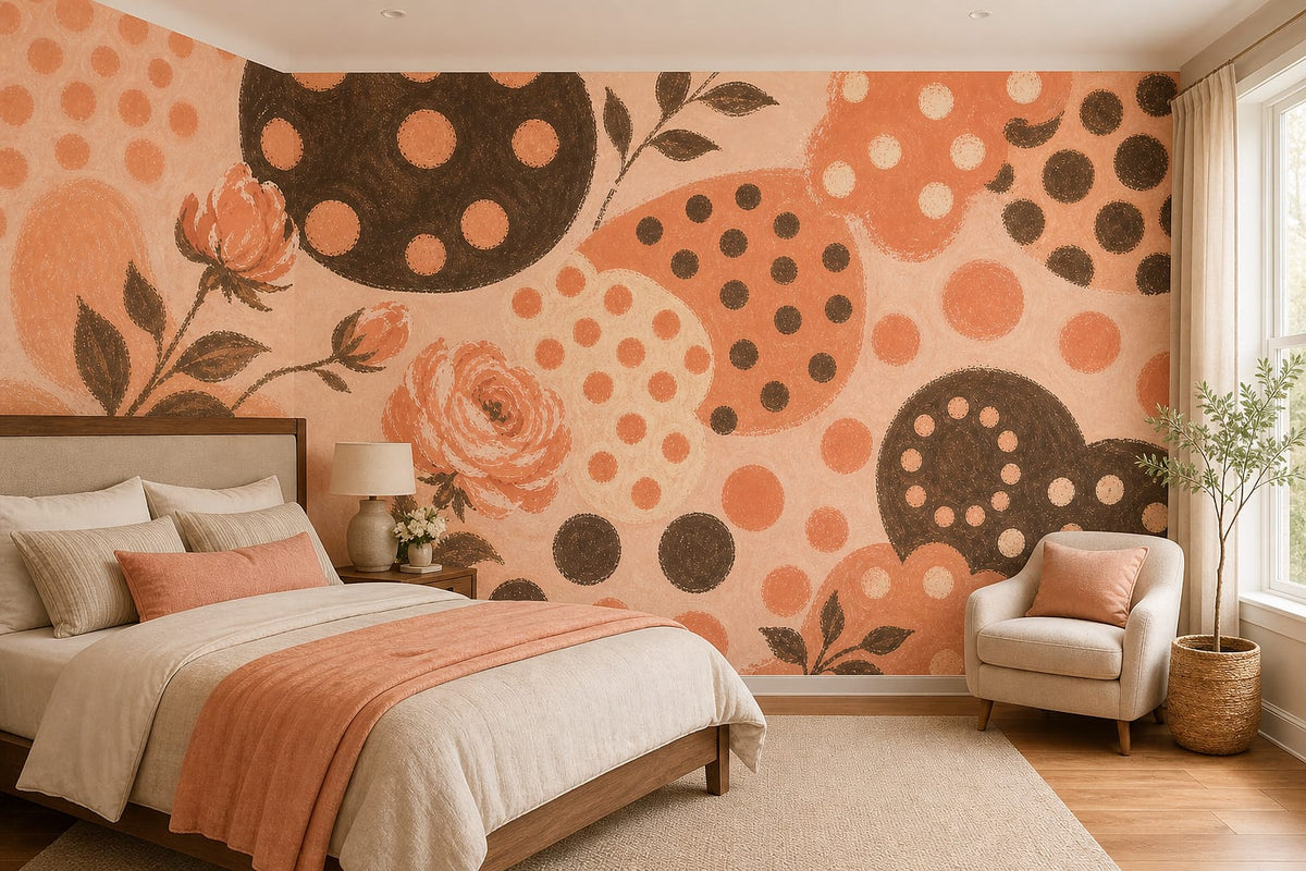 Cream Design Wallpaper Mural product view