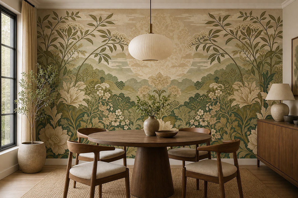 Cream Design Wallpaper Mural product view