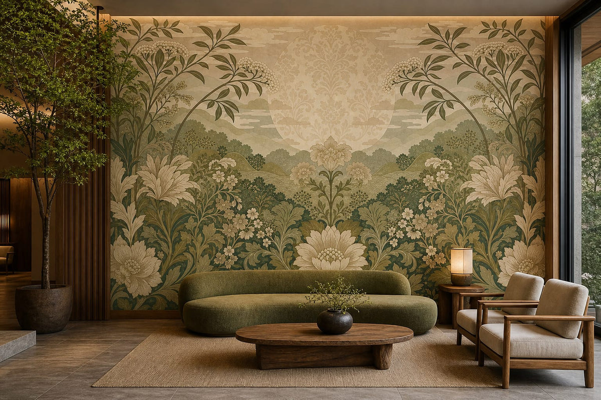 Cream Design Wallpaper Mural product view