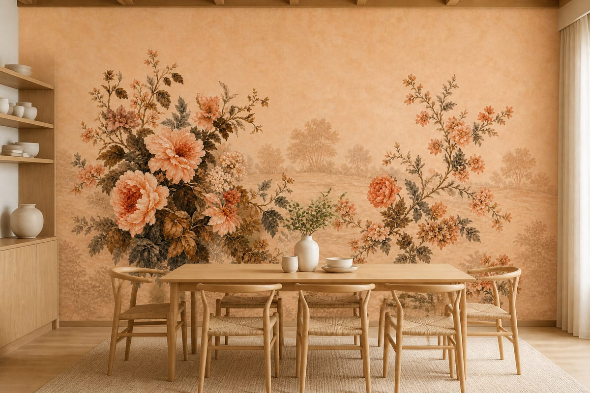 Cream Design Wallpaper Mural product view