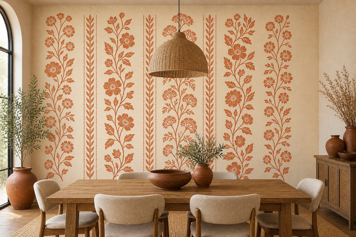 Cream Design Wallpaper Mural product view