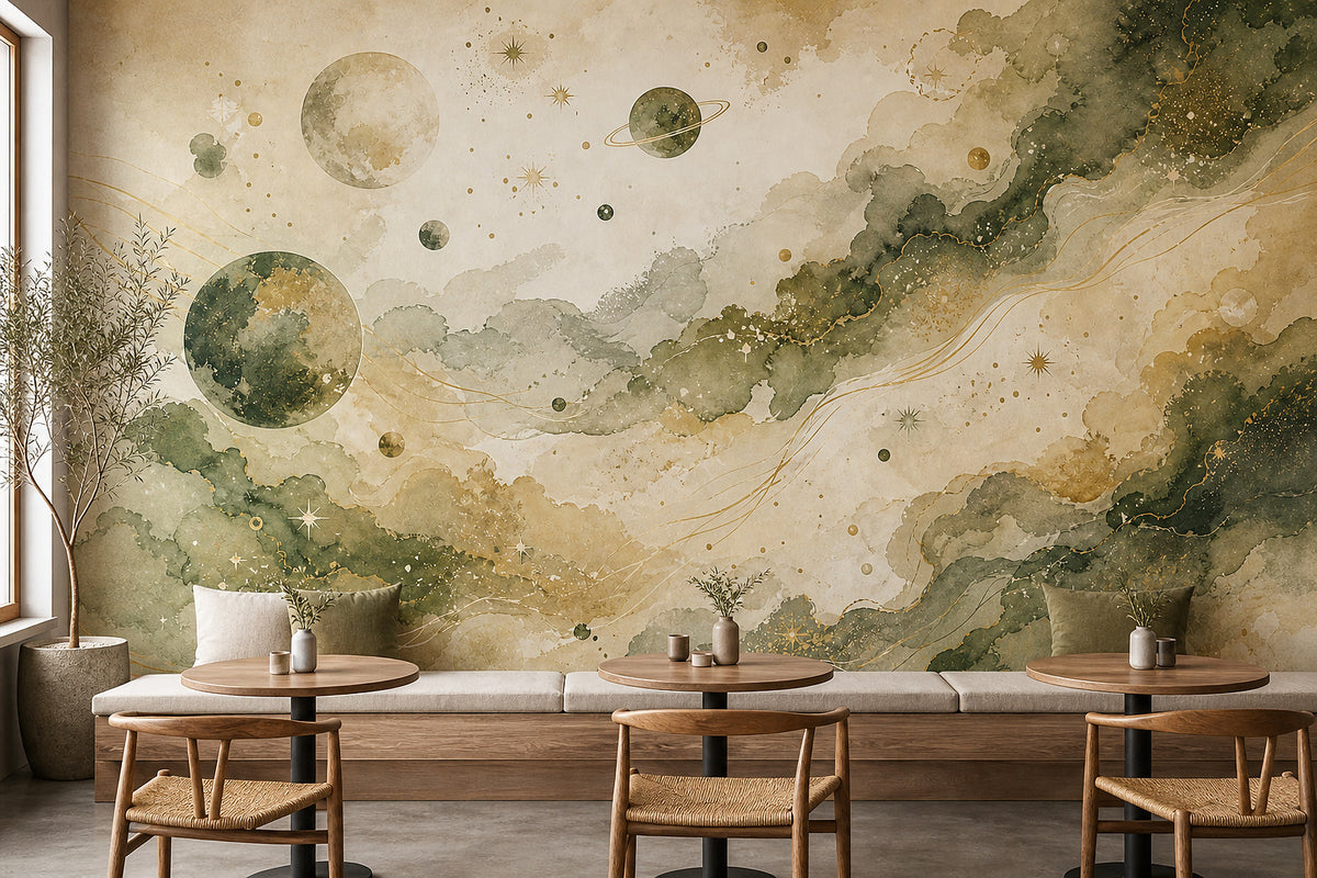Cream Design Wallpaper Mural product view