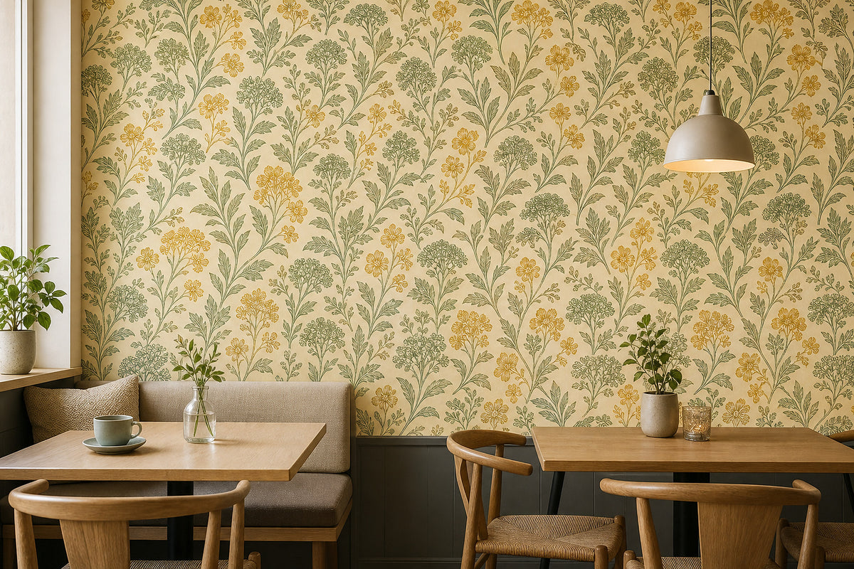 Cream Design Wallpaper Mural product view