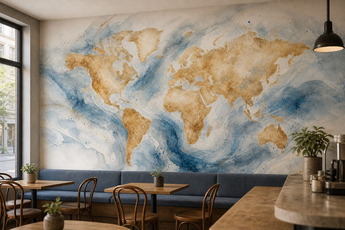 Cream Design Wallpaper Mural product view