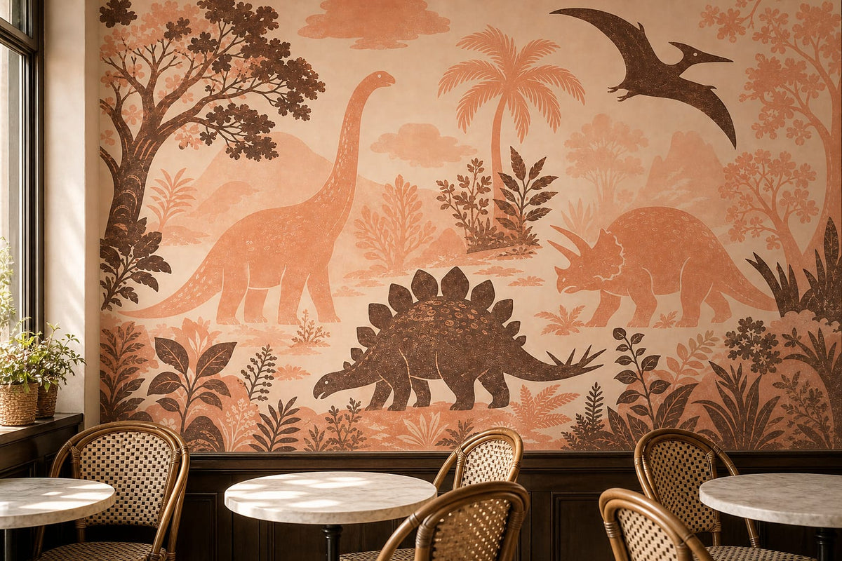 Cream Design Wallpaper Mural product view