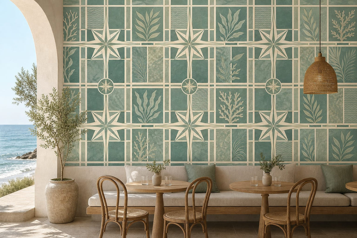 Cream Design Wallpaper Mural product view