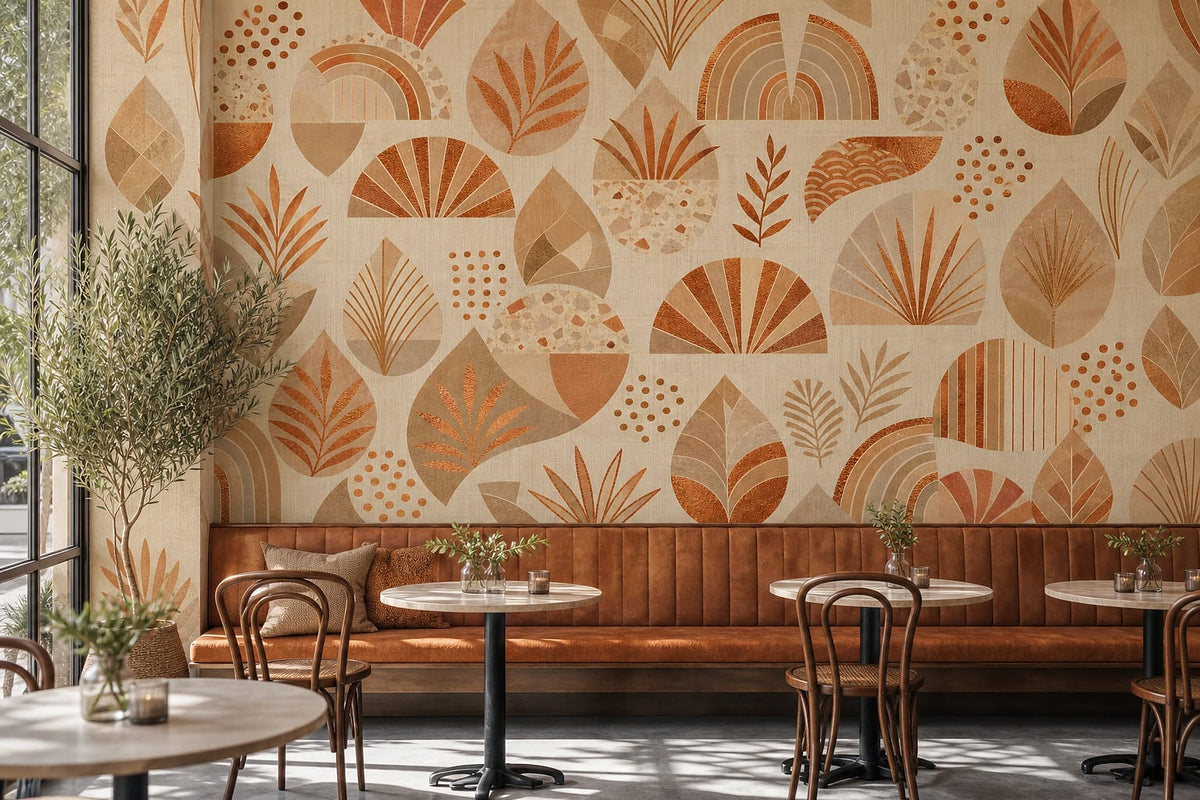 Cream Design Wallpaper Mural product view