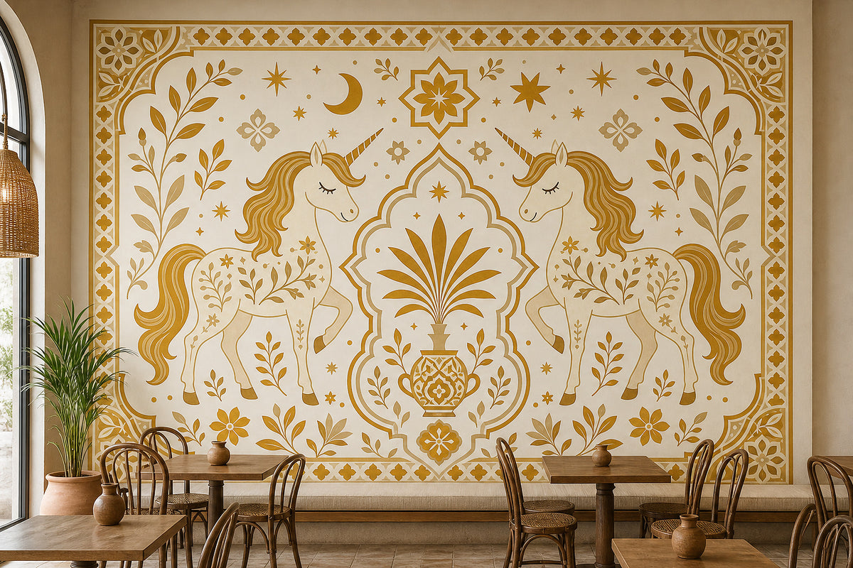 Cream Design Wallpaper Mural product view