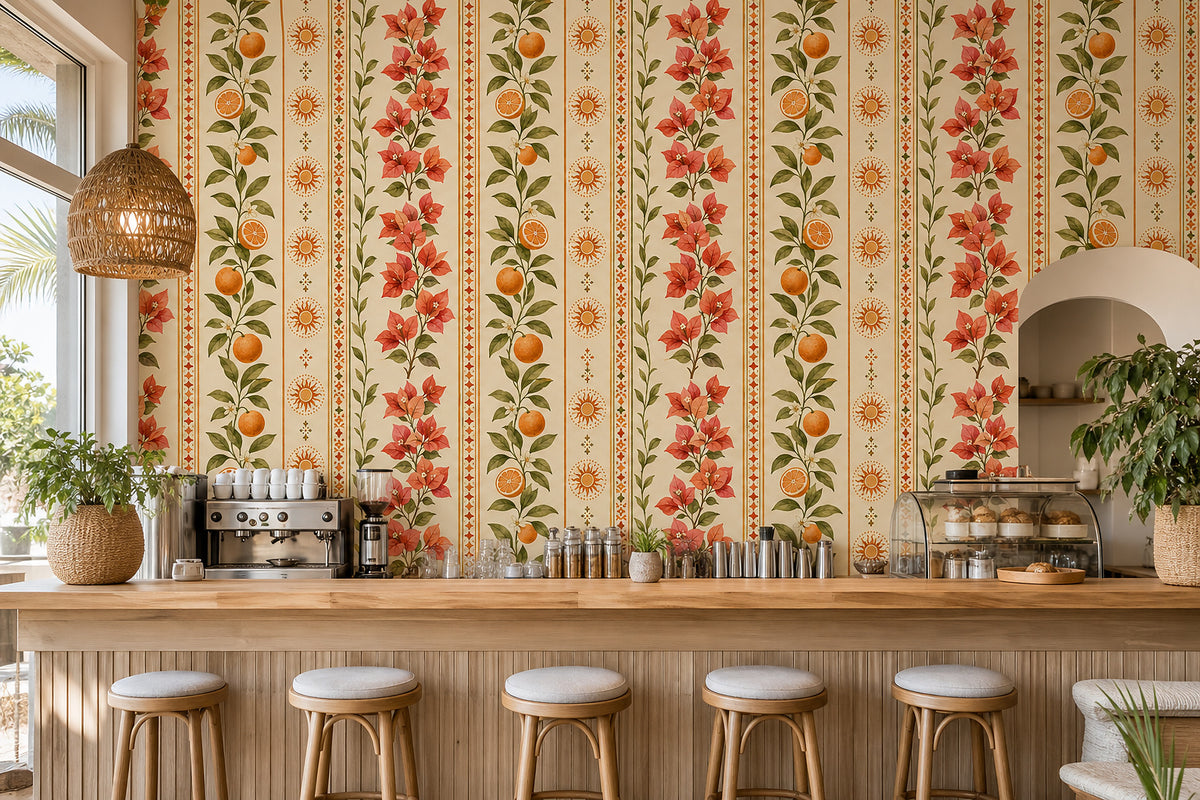 Cream Design Wallpaper Mural product view