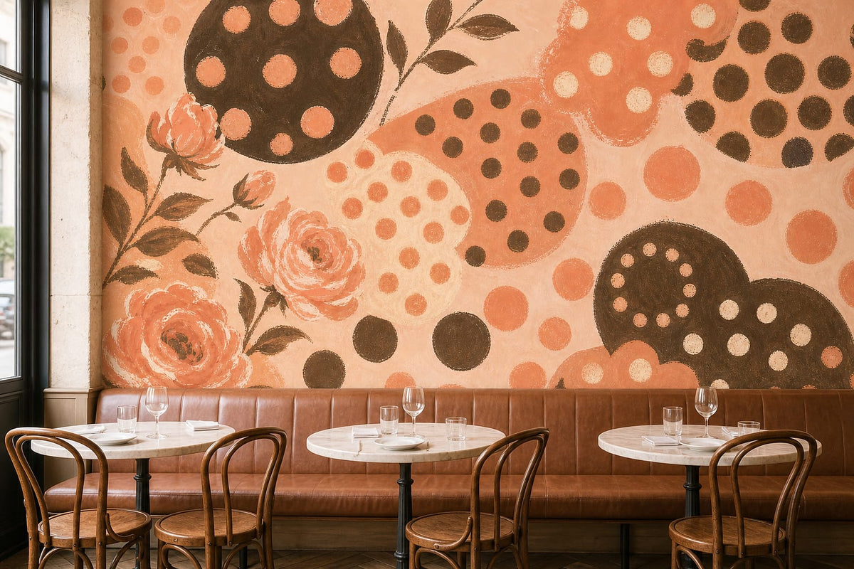 Cream Design Wallpaper Mural product view