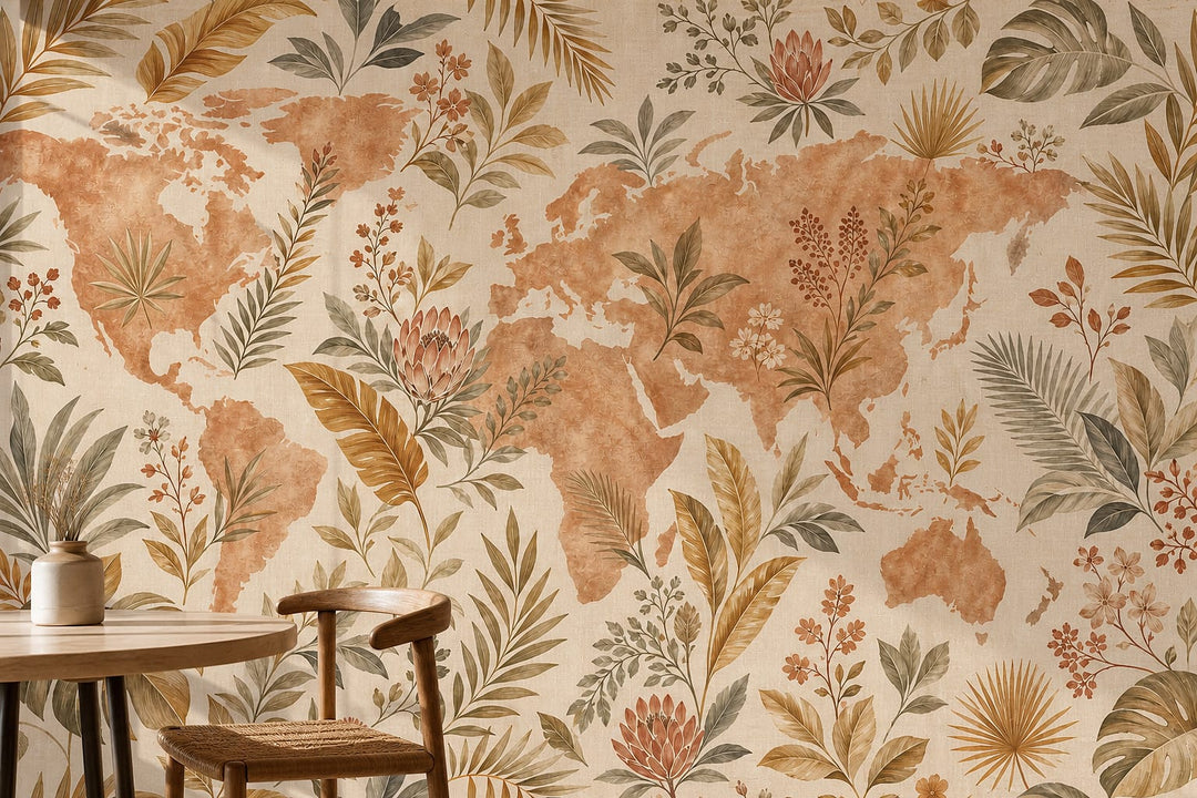 Cream Design Wallpaper Mural product view