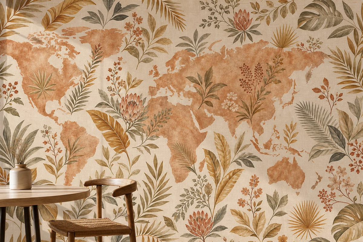 Cream Design Wallpaper Mural product view