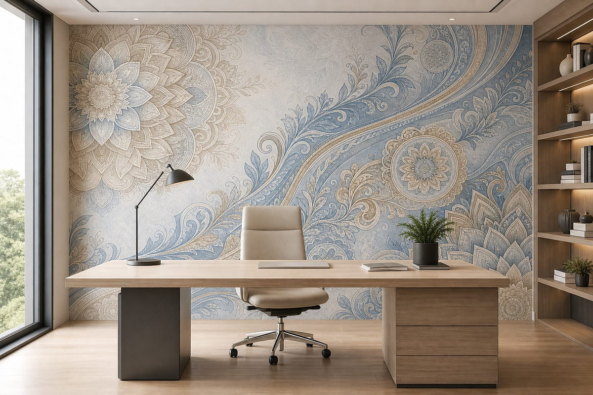 Cream Design Wallpaper Mural product view